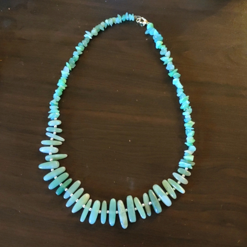 Genuine aventurine necklace